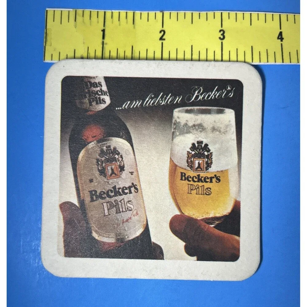 Becker’s Pils Vintage Lot of 50 BEER ,DRINK ,BAR Moisture Absorbing Coasters EUC